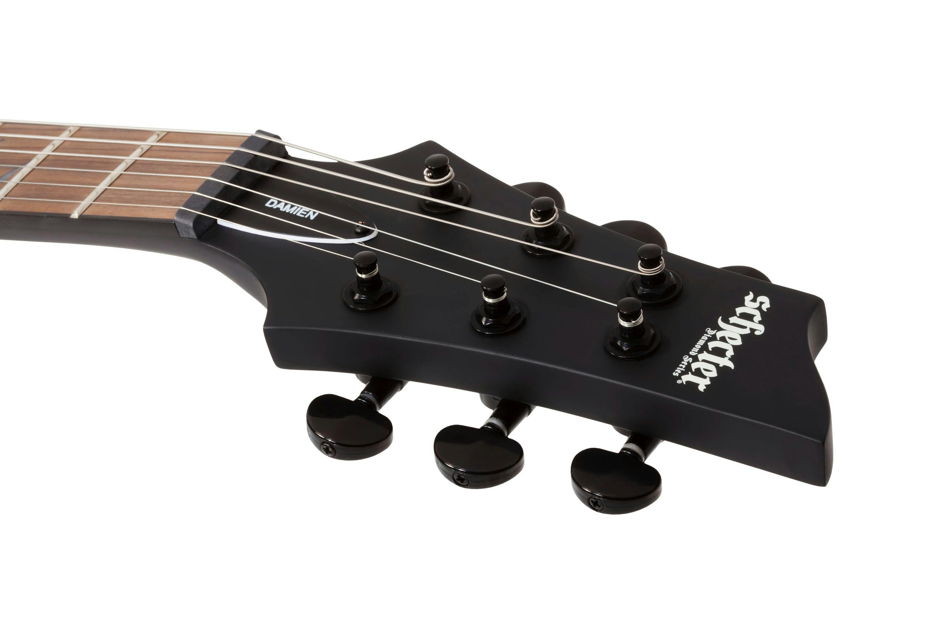 Schecter Damien 6 in Satin Black - Andertons Music Co.